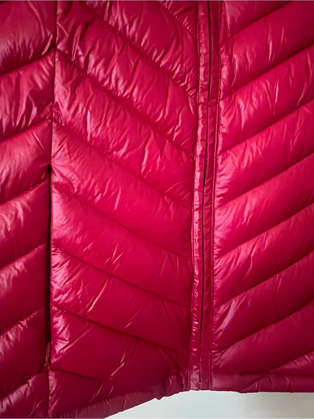 Calvin Klein Red Quilted Sleeveless Puffer Vest Women’s Size Large - Picture 12 of 16